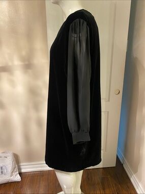 J. Crew Black Velvet Dress size 22